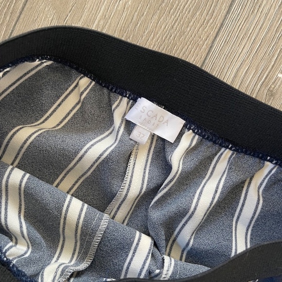 ESCADA stripe trouser Sz 32 - Picture 3 of 8